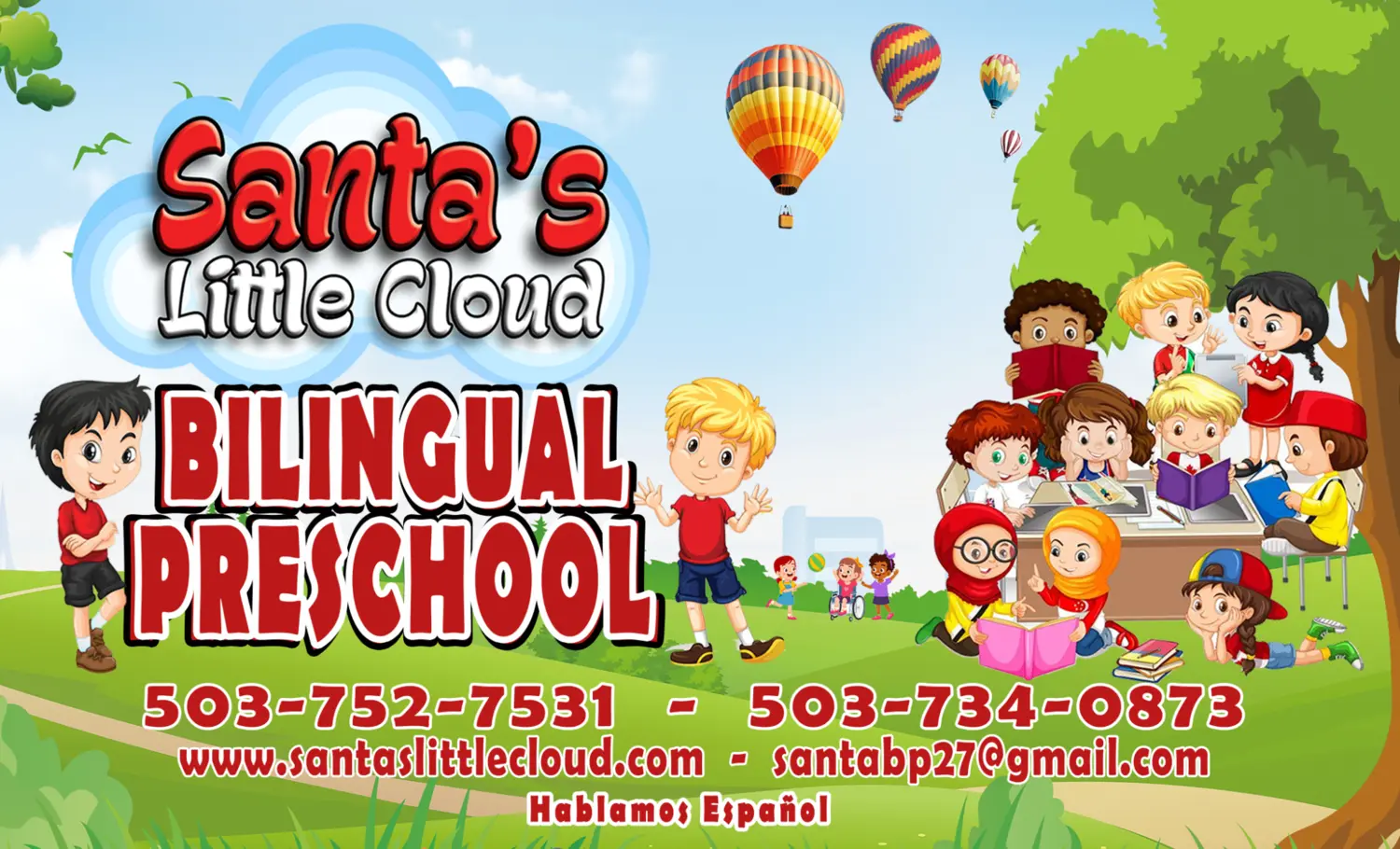 Bilingual Preschool promotional graphic